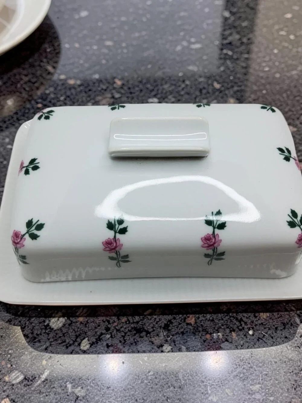 vintage seltmann weiden bavarian porcelain 1lb. butter dish